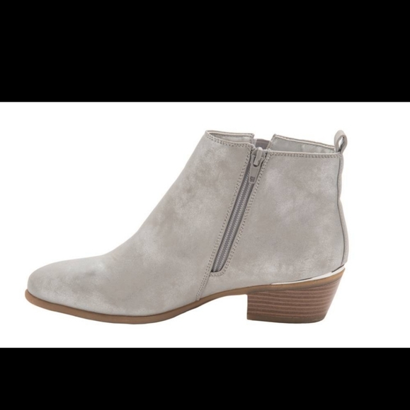 Shimmery Silver Booties - Picture 3 of 9